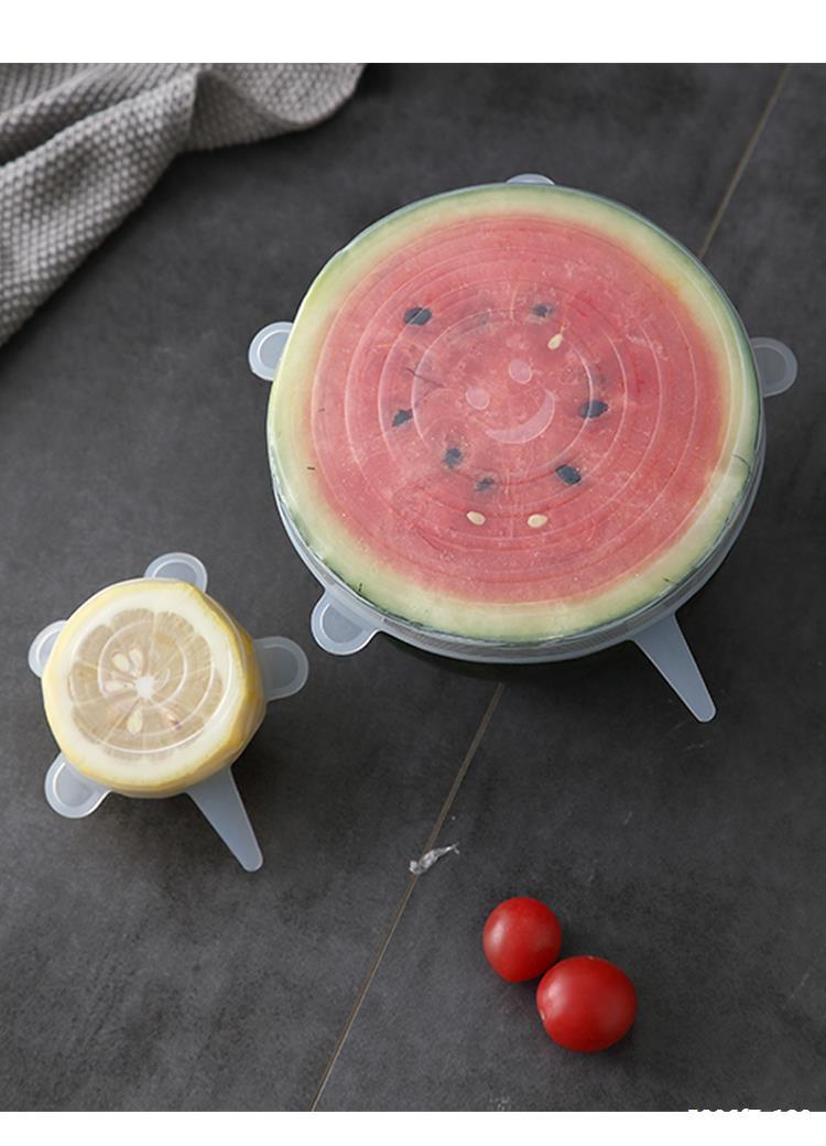 Reusable Stretch Silicone Food Covers – Keep Food Fresh Without Plastic