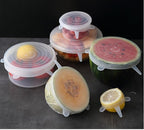 Reusable Stretch Silicone Food Covers – Keep Food Fresh Without Plastic