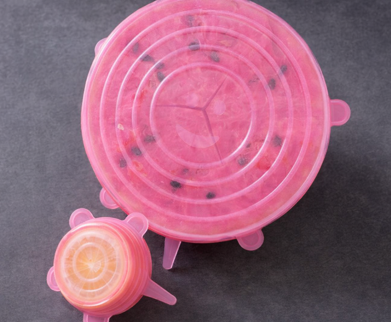 Reusable Stretch Silicone Food Covers – Keep Food Fresh Without Plastic