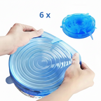 Reusable Stretch Silicone Food Covers – Keep Food Fresh Without Plastic