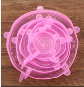 Reusable Stretch Silicone Food Covers – Keep Food Fresh Without Plastic